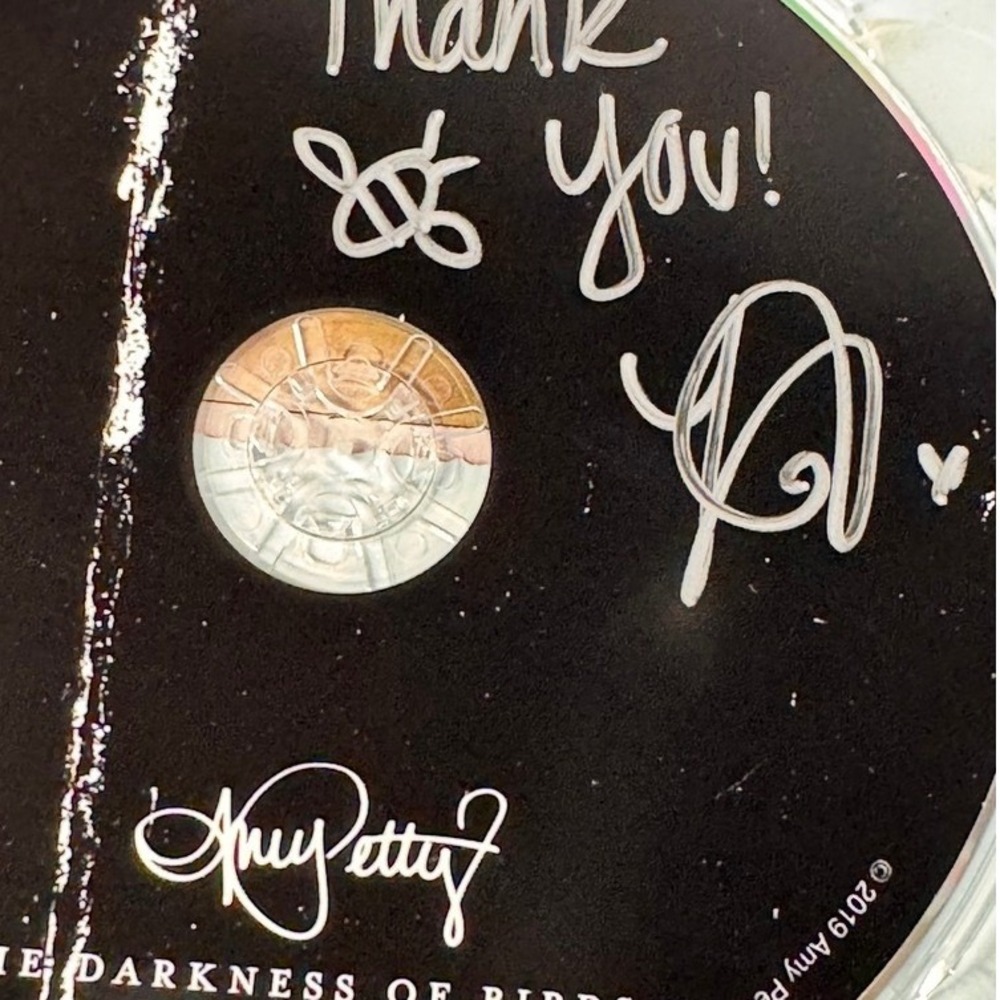 Amy Petty The Darkness of Birds Signed‎ CD Autographed